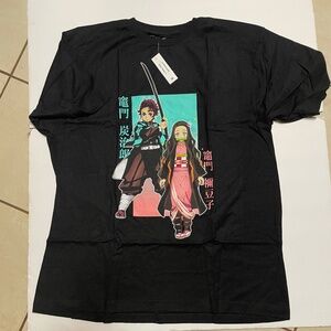 Demon Slayer Black T-shirt size XL New with tags Tori Animation